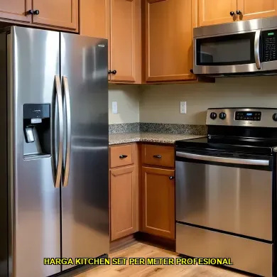 harga kitchen set per meter profesional